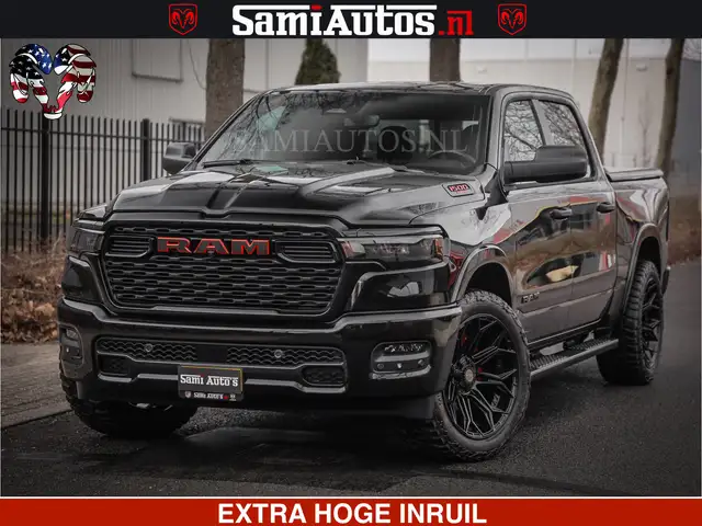 Dodge RAM RS LEDER RODE STIKSELS | 6 PERSOONS | 420Pk 636Nm