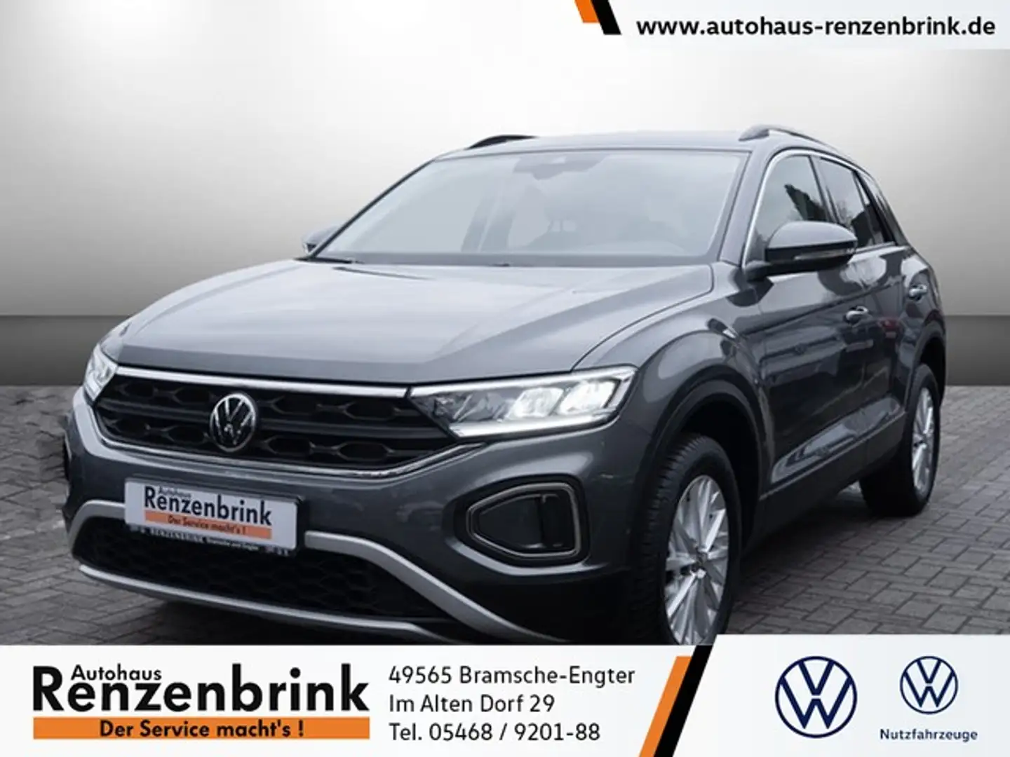 Volkswagen T-Roc Life TSI LED AHK Kamera Sitzkomfort-Paket Grau - 1
