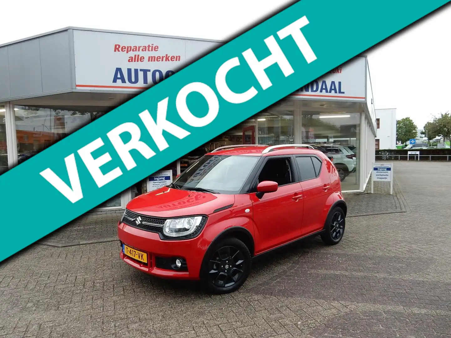 Suzuki Ignis 1.2 Select Smart Hybrid Hoge instap, voordelig in Rood - 1