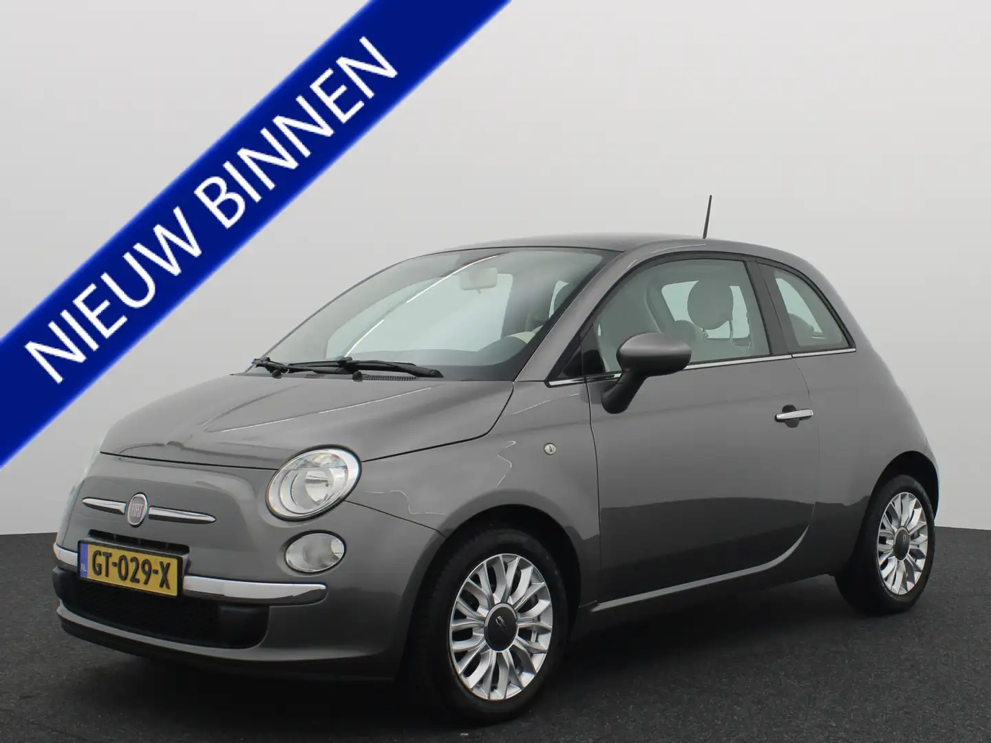 Fiat 500 1.2 Lounge AUTOMAAT / PANORAMADAK / AIRCO / ELEK R Grau - 1