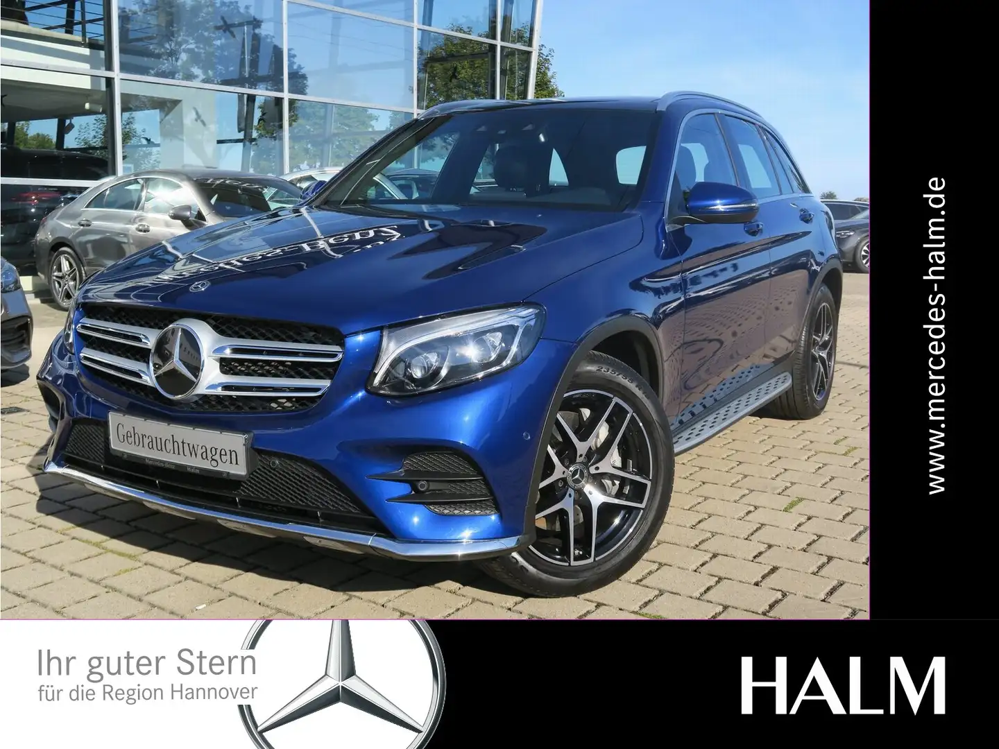Mercedes-Benz GLC 250 4M AMG-Line Pano LED Comand Standheizung Blau - 1