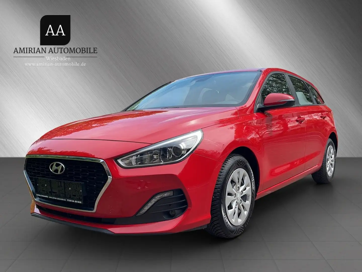 Hyundai i30 cw 1,4 wenig KM,Klima,SpurASS.,2.HD! Rojo - 1