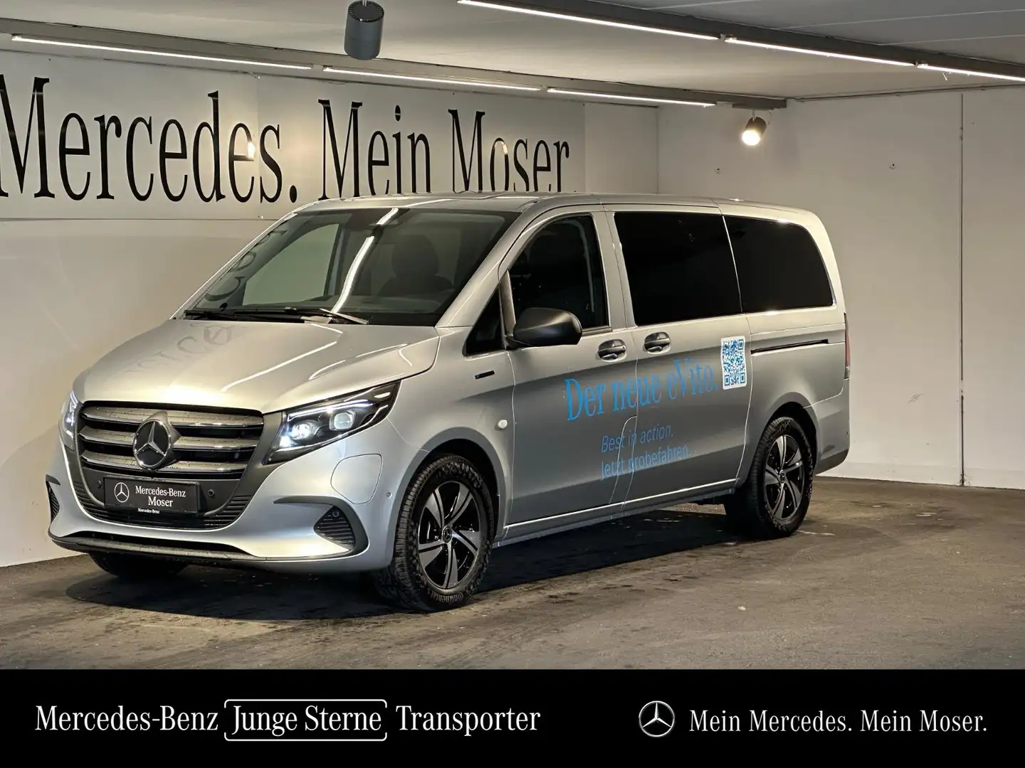Mercedes-Benz eVito e Tourer PRO Lang Silber - 1