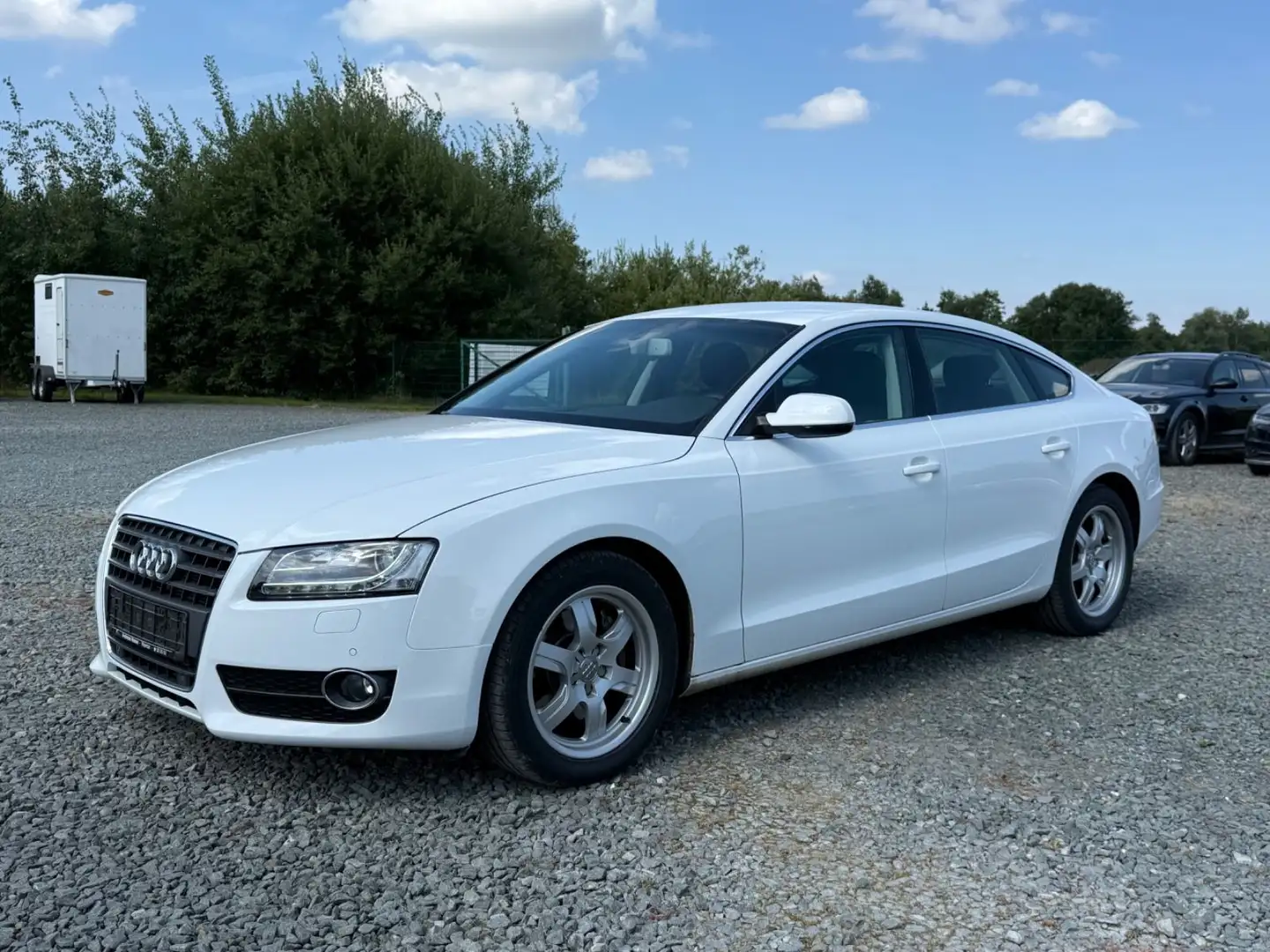 Audi A5 Sportback 2.7 TDI Automatik*1.Hand*Scheckheft Weiß - 2