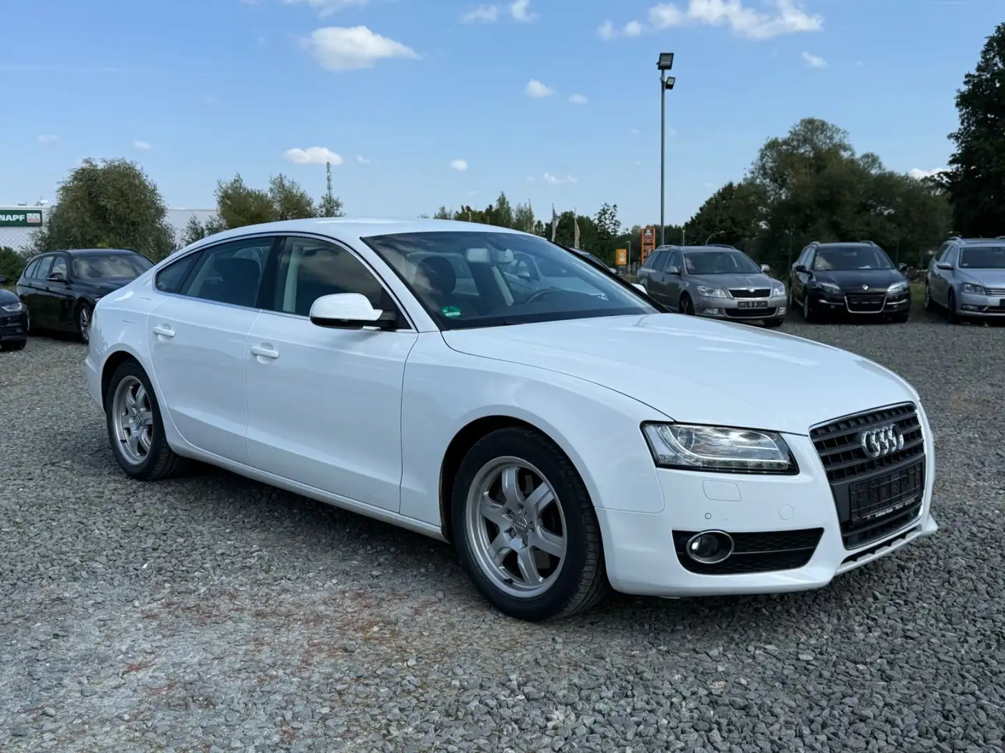 Audi A5 Sportback 2.7 TDI Automatik*1.Hand*Scheckheft Weiß - 1