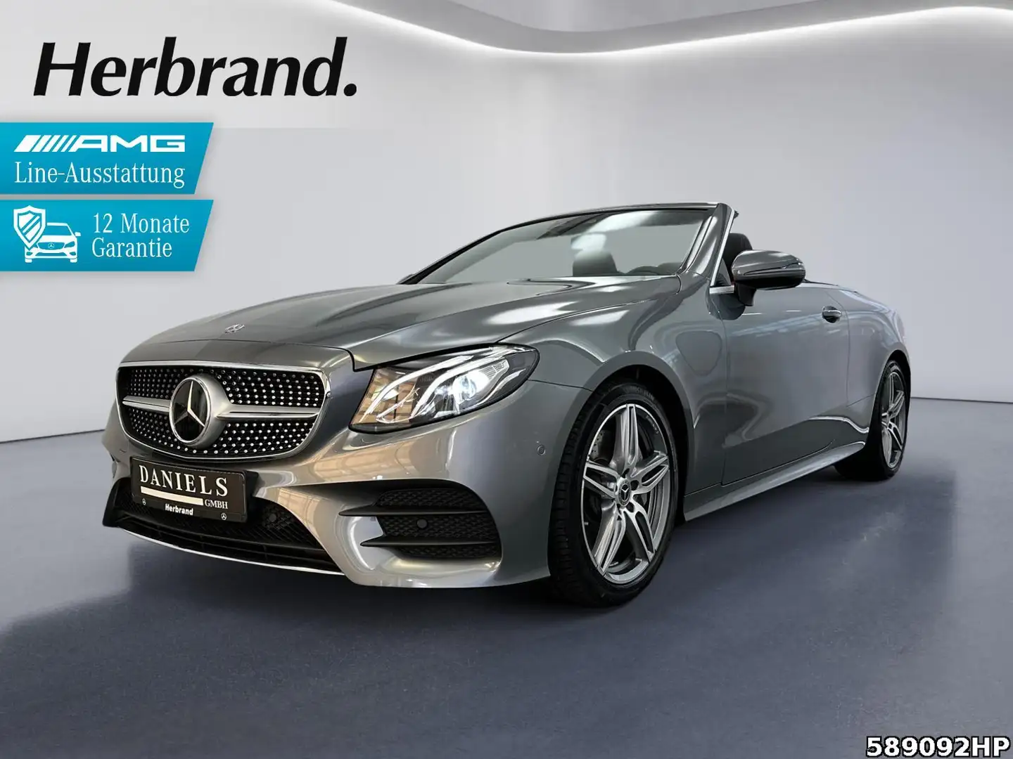 Mercedes-Benz E 300 Cabriolet AMG Comand Kamera Distronic LED Grau - 1