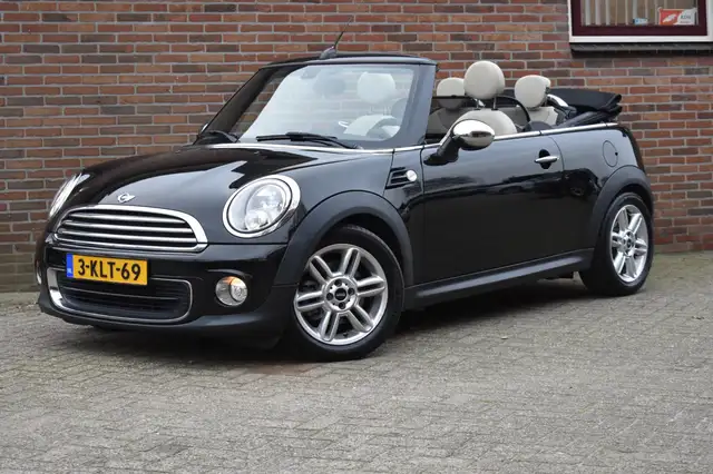MINI One Cabrio Mini 1.6 Chili '13 NL auto, Leder interieur, inrui