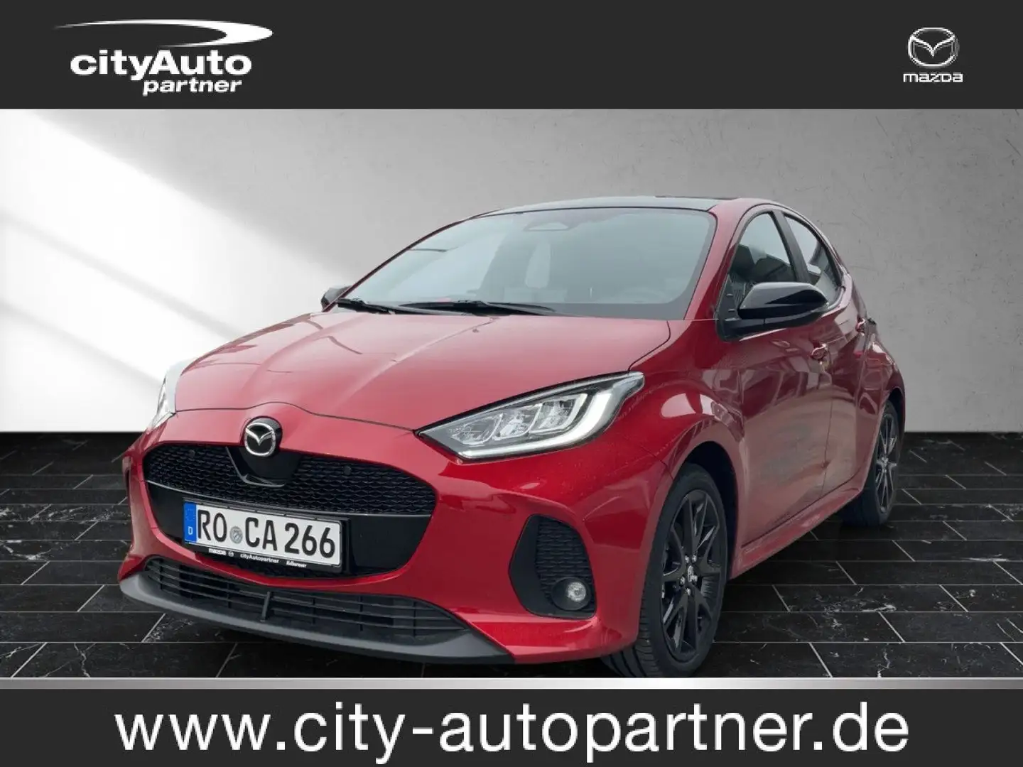 Mazda 2 Hybrid 1.5 VVT-i 116 CVT HOMURA PLUS Bluetooth Rojo - 1