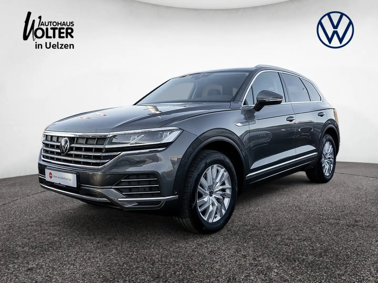 Volkswagen Touareg 3.0 TDI Elegance 4M AHK LEDER KAM ACC Grau - 1