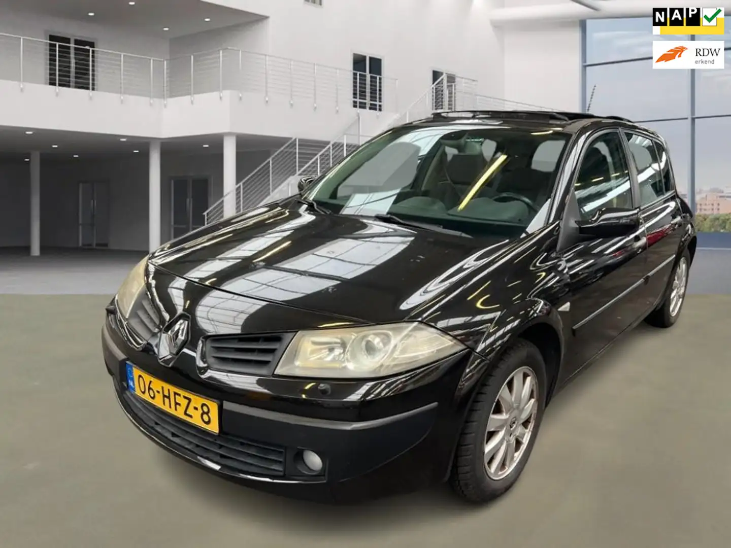 Renault Megane 1.6-16V Tech Line/pano dak Schwarz - 1