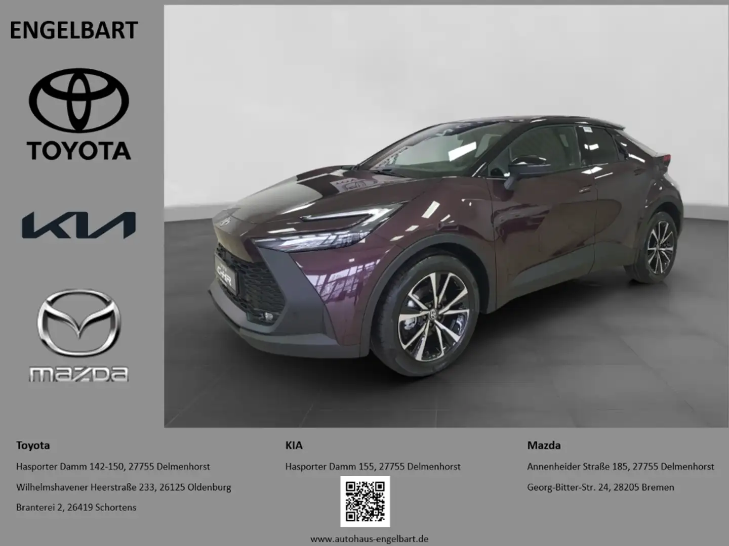 Toyota C-HR 2.0 Hybrid Team D 2024 Technik Paket Violet - 1