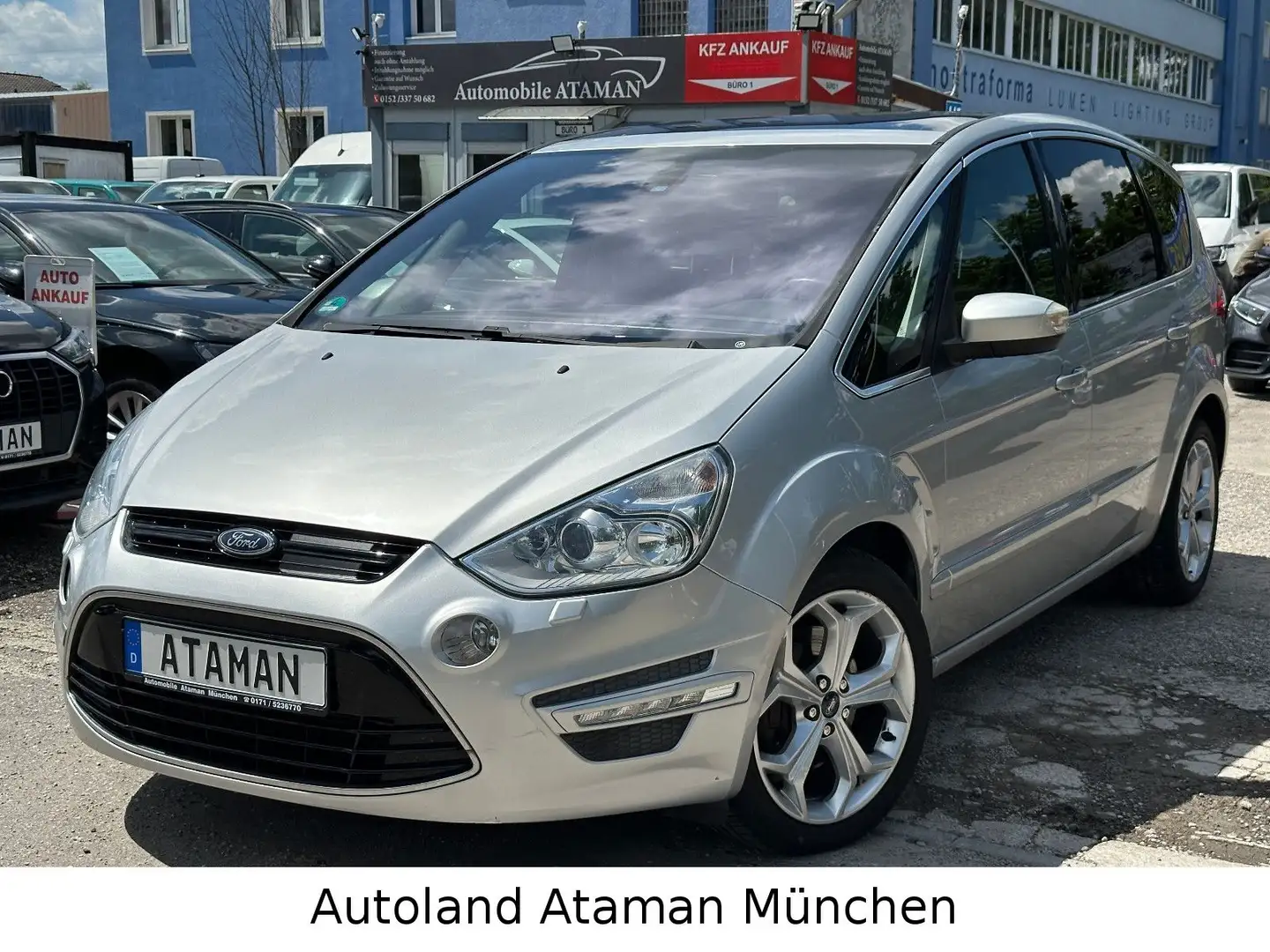 Ford S-Max *Titanium* Autom. 7-Sitze /Pano/Navi/Leder Silber - 1