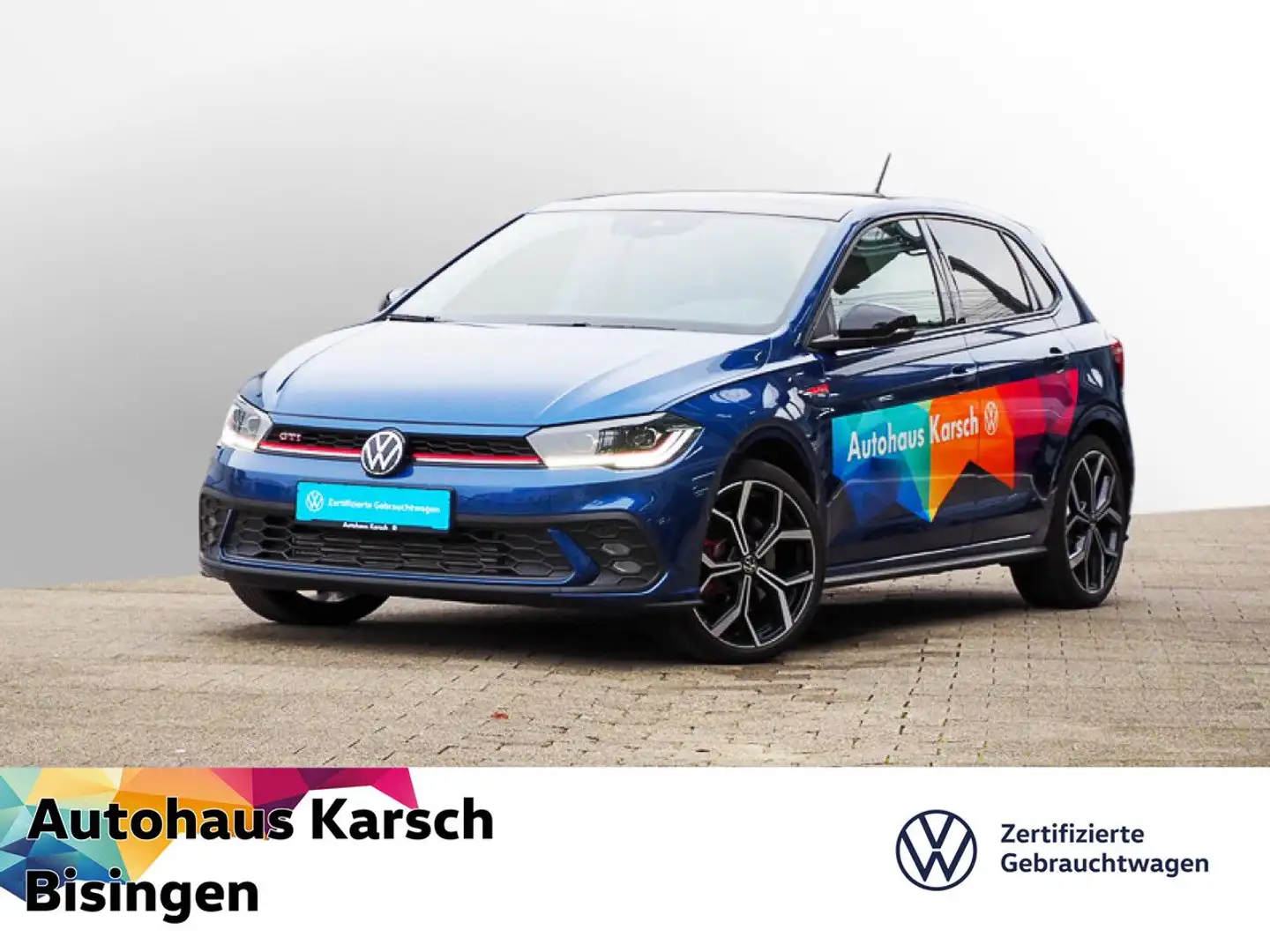 Volkswagen Polo GTI 2.0 TSI DSG PANOR.SD, NAVI Bluetooth LED Blau - 1