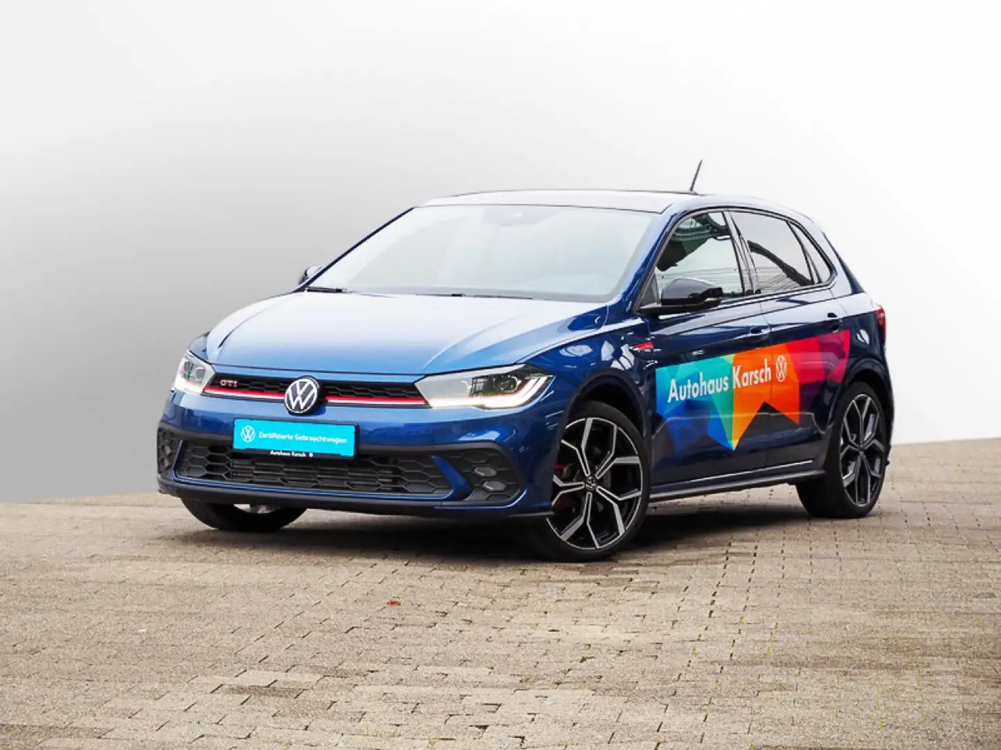 Volkswagen Polo GTI 2.0 TSI DSG PANOR.SD, NAVI Bluetooth LED Modrá - 2