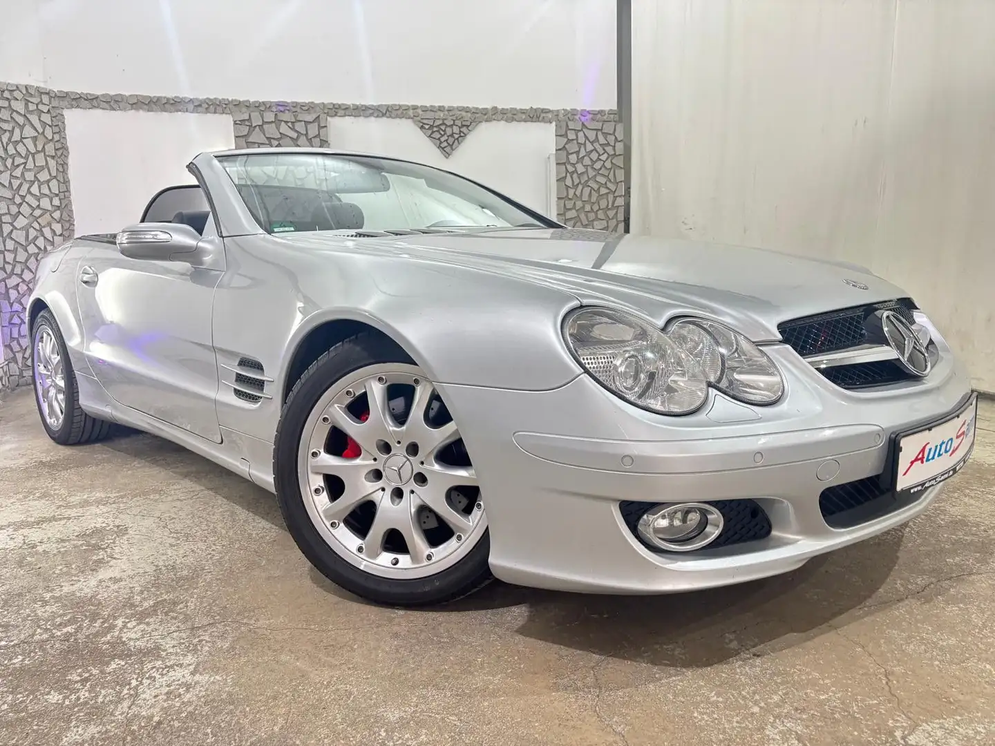Mercedes-Benz SL 350 BOSE CAR-PLAY PDC SITZBELÜ TOP ZUSTAND Argent - 1