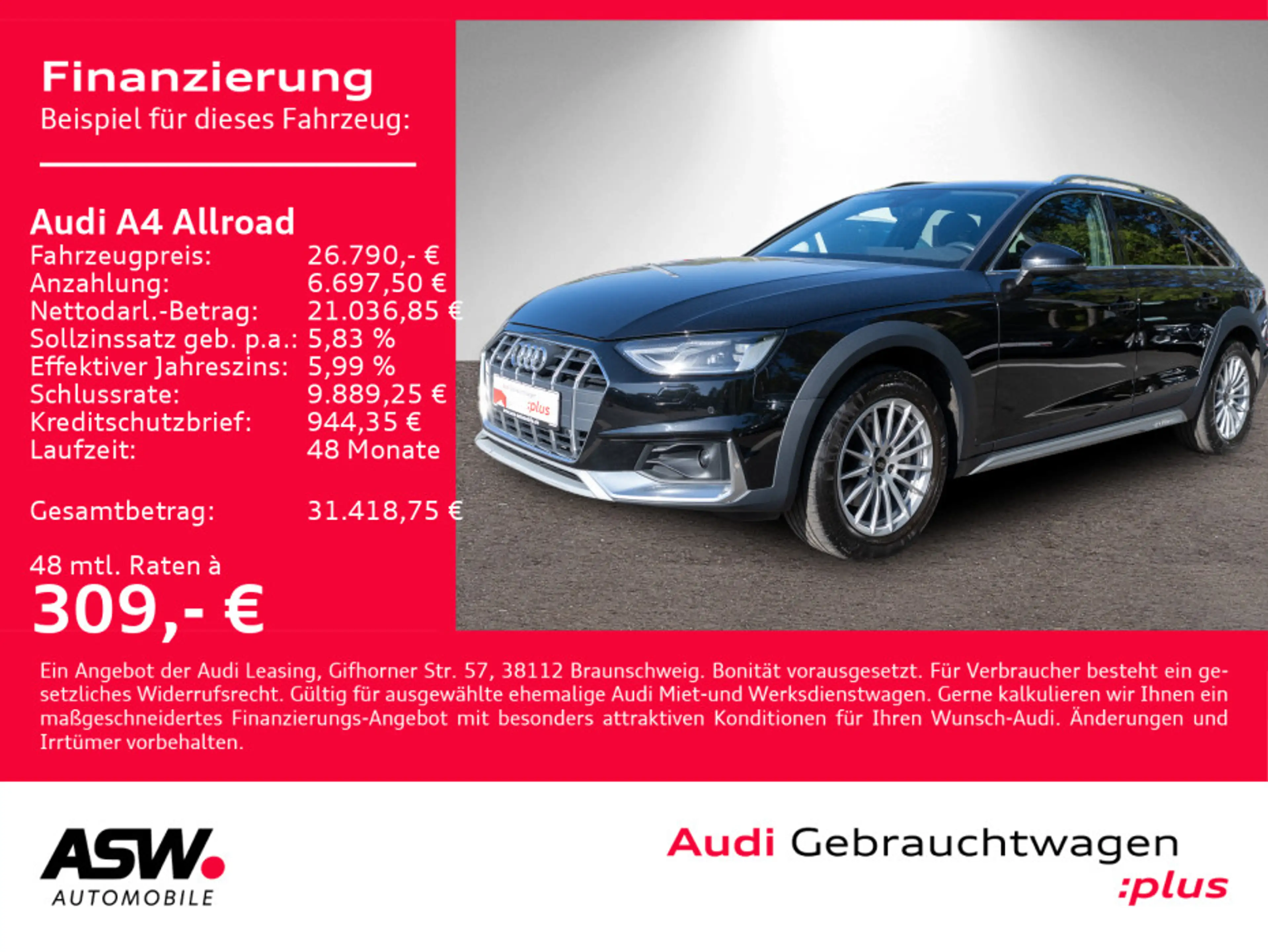 Audi A4 allroad A4 allroad quattr 40TDI Stroni  LED Navi SHZ RFK — photo 2