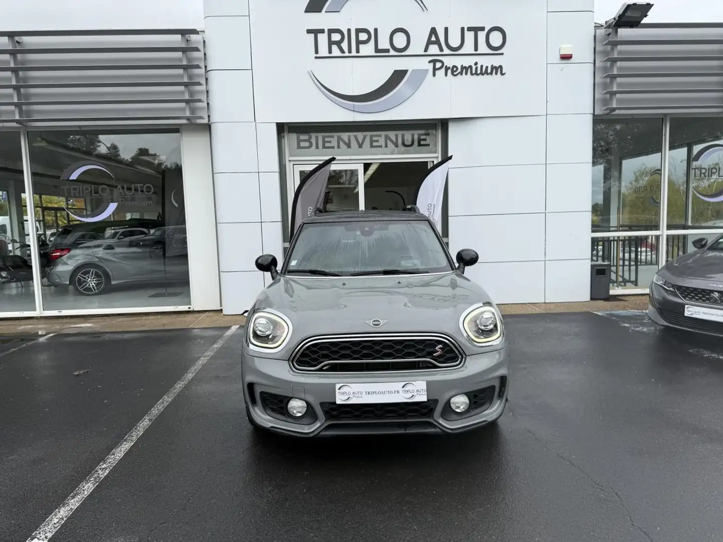 MINI Countryman D Mini Countryman 2.0 D - 190 - BVA Cooper SD All4 John Cooper Works GPS + TOIT OUVRANT + CAMERA AR Gris - 2