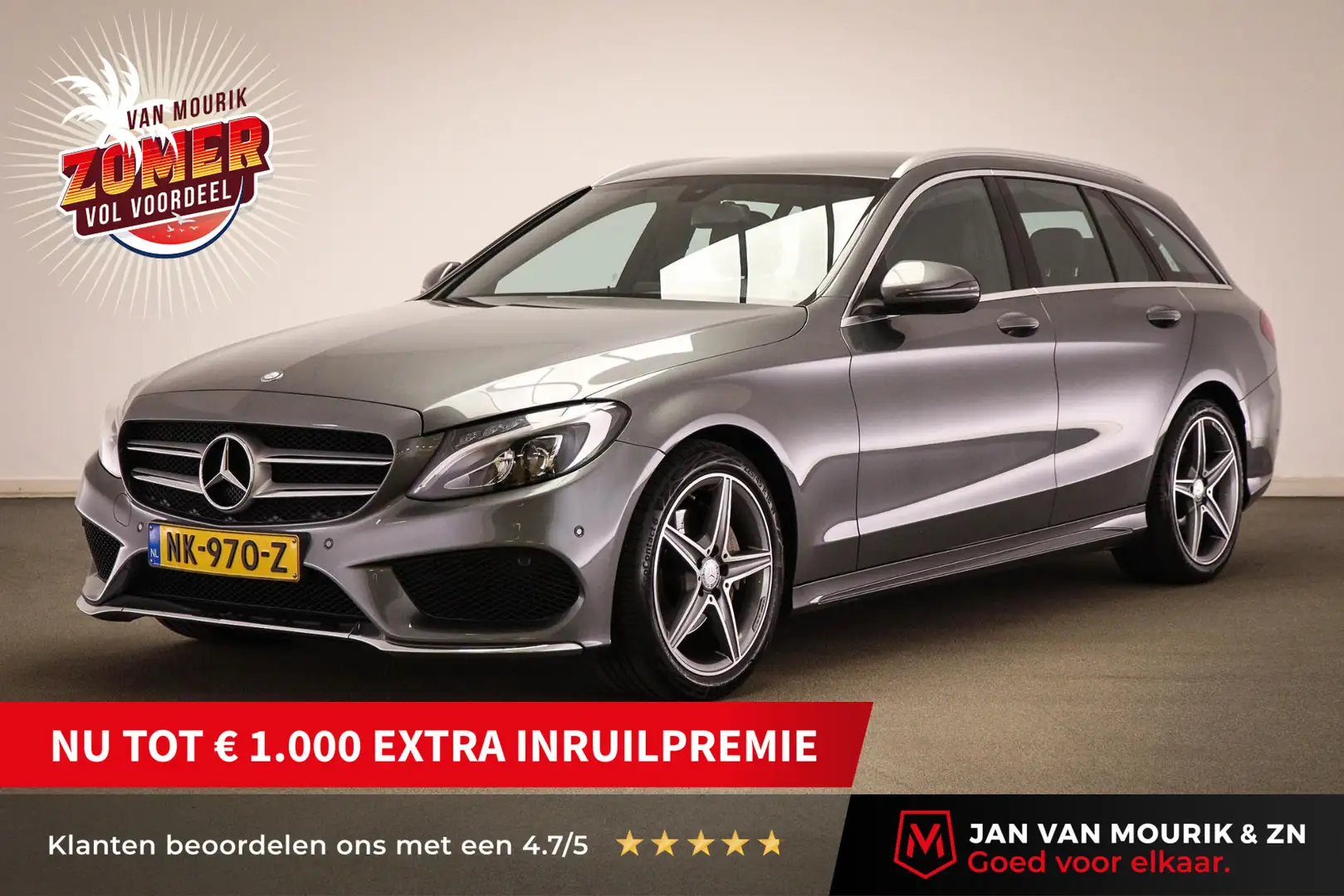 Mercedes-Benz C 180 Estate AMG Sport Edition Grijs - 1