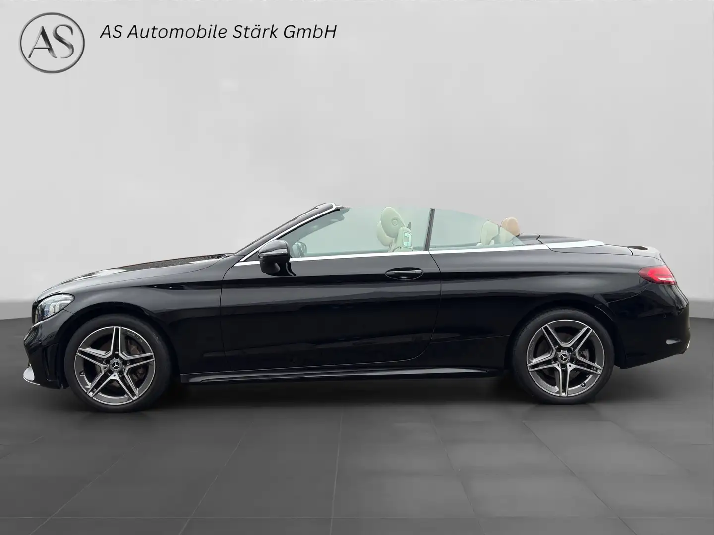 Mercedes-Benz C 180 Cabrio AMG+Sportfahrwerk+Leder+Kamera+Spur Noir - 2