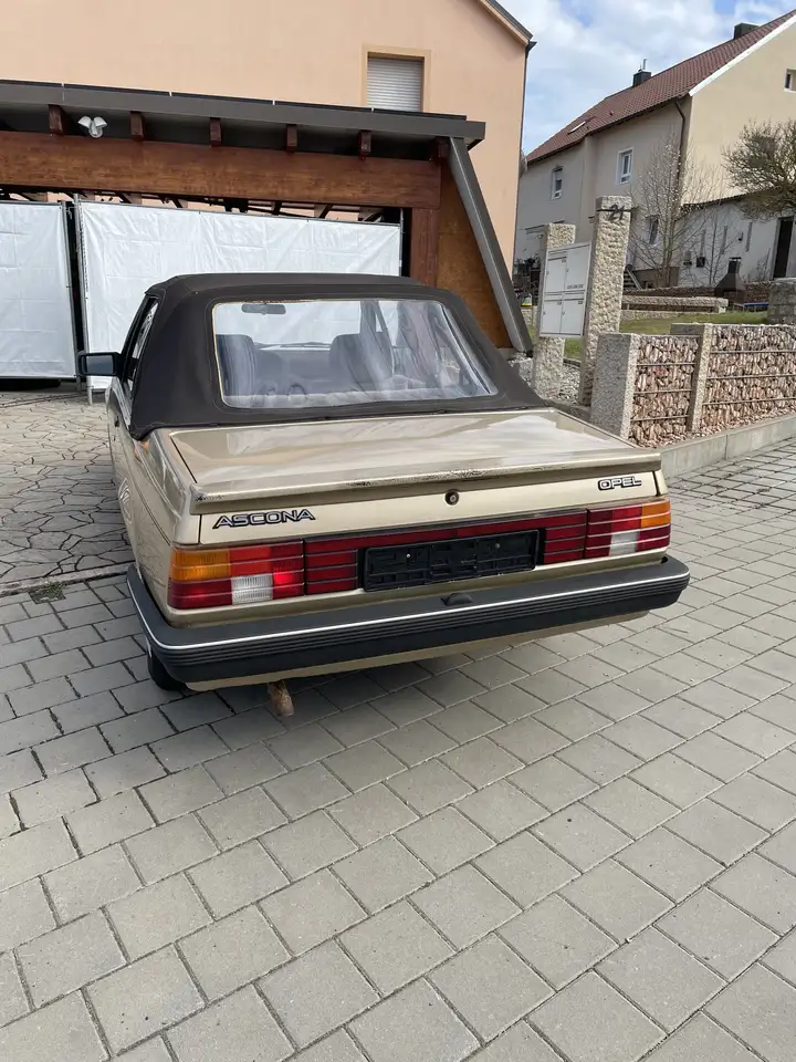 Opel Ascona Cabrio Bastler Auto Kein Tüv, Verdeck Eingerissen, foto 7