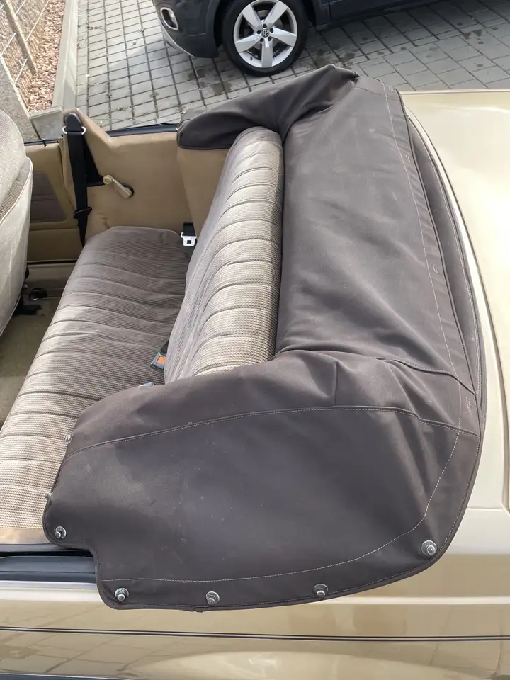 Opel Ascona Cabrio Bastler Auto Kein Tüv, Verdeck Eingerissen, foto 6