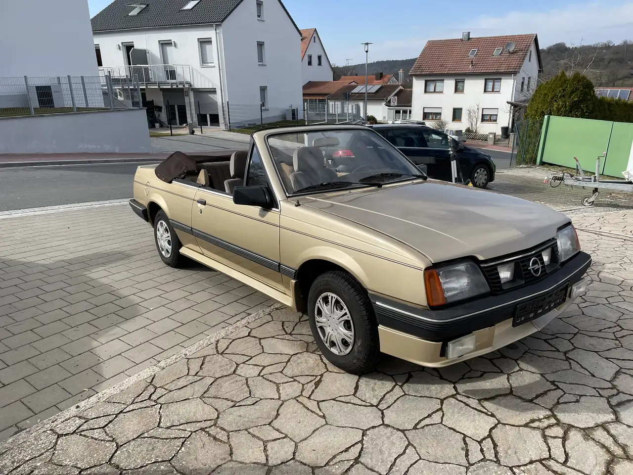 Opel Ascona Cabrio Bastler Auto Kein Tüv, Verdeck Eingerissen, foto 3