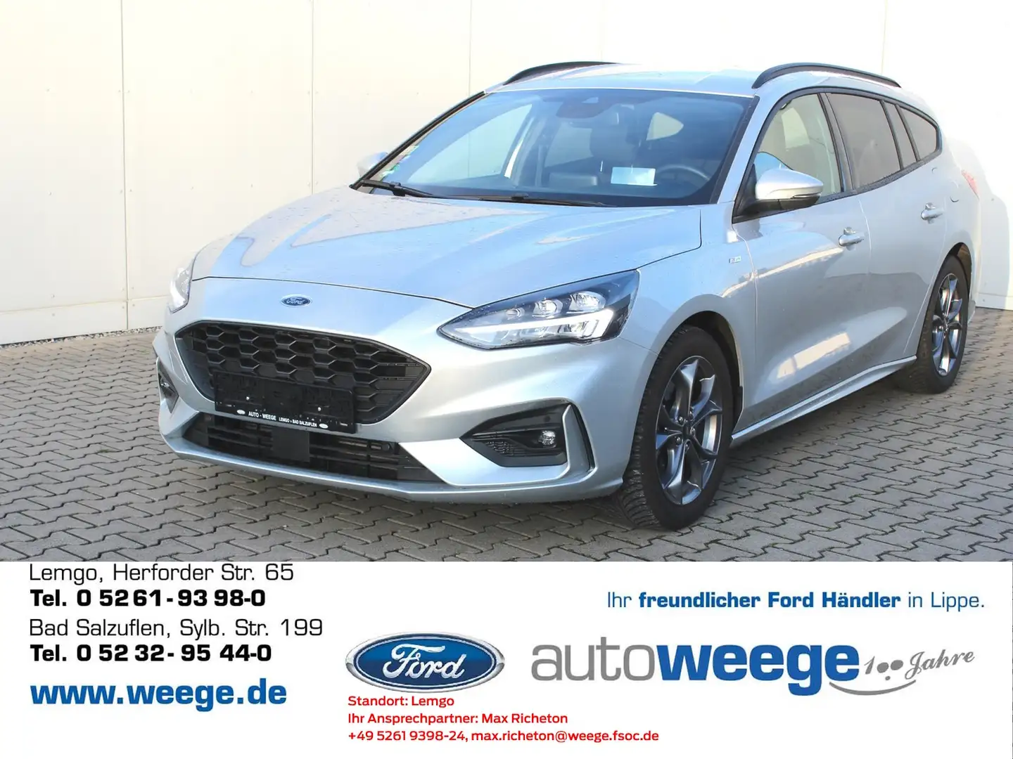 Ford Focus Turnier ST-Line Start/Stopp Argento - 1