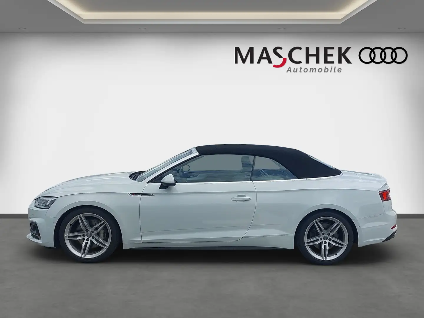 Audi A5 Cabriolet S line 50 TDI Matrix Kopfh HUD Tour Memo Weiß - 2