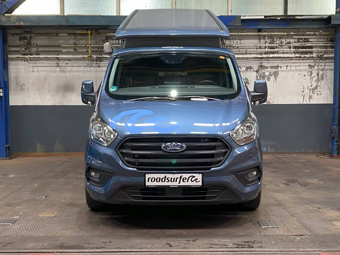 Ford Transit Custom Nugget *Aufst.D *AHK *AUT *Heckküch Blauw - 2