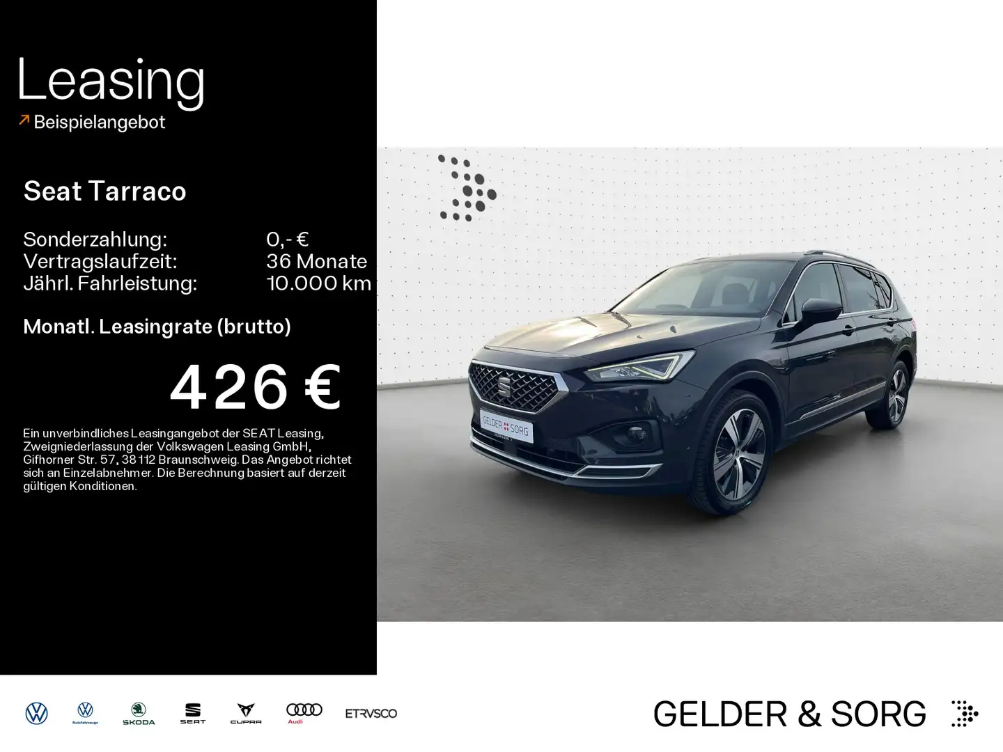 SEAT Tarraco Xcellence 2.0 TDI 7Sitze*AHK*LED*RFK Grijs - 1