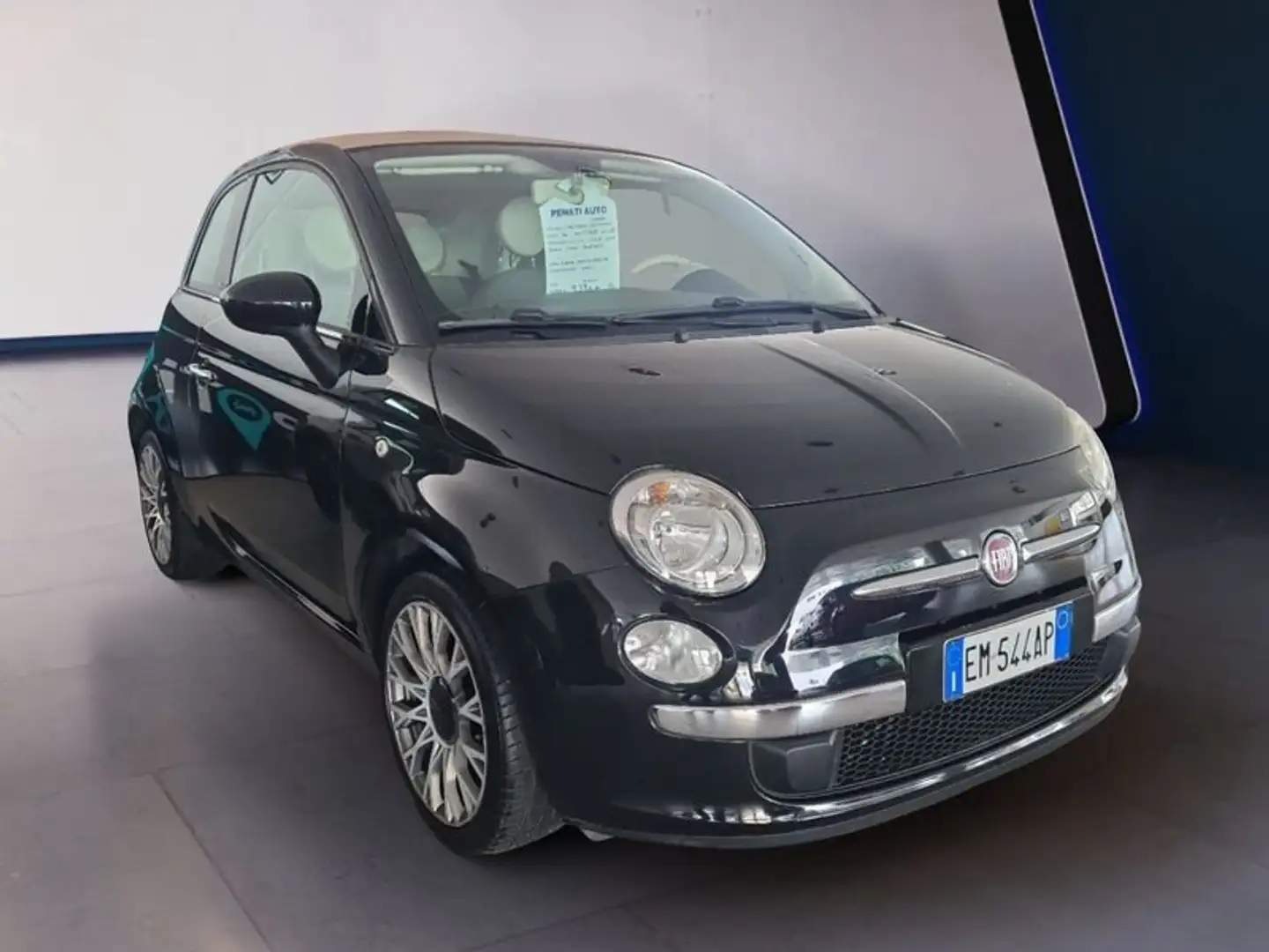 Fiat 500C 500 C 0.9 TwinAir Turbo Rock Nero - 1