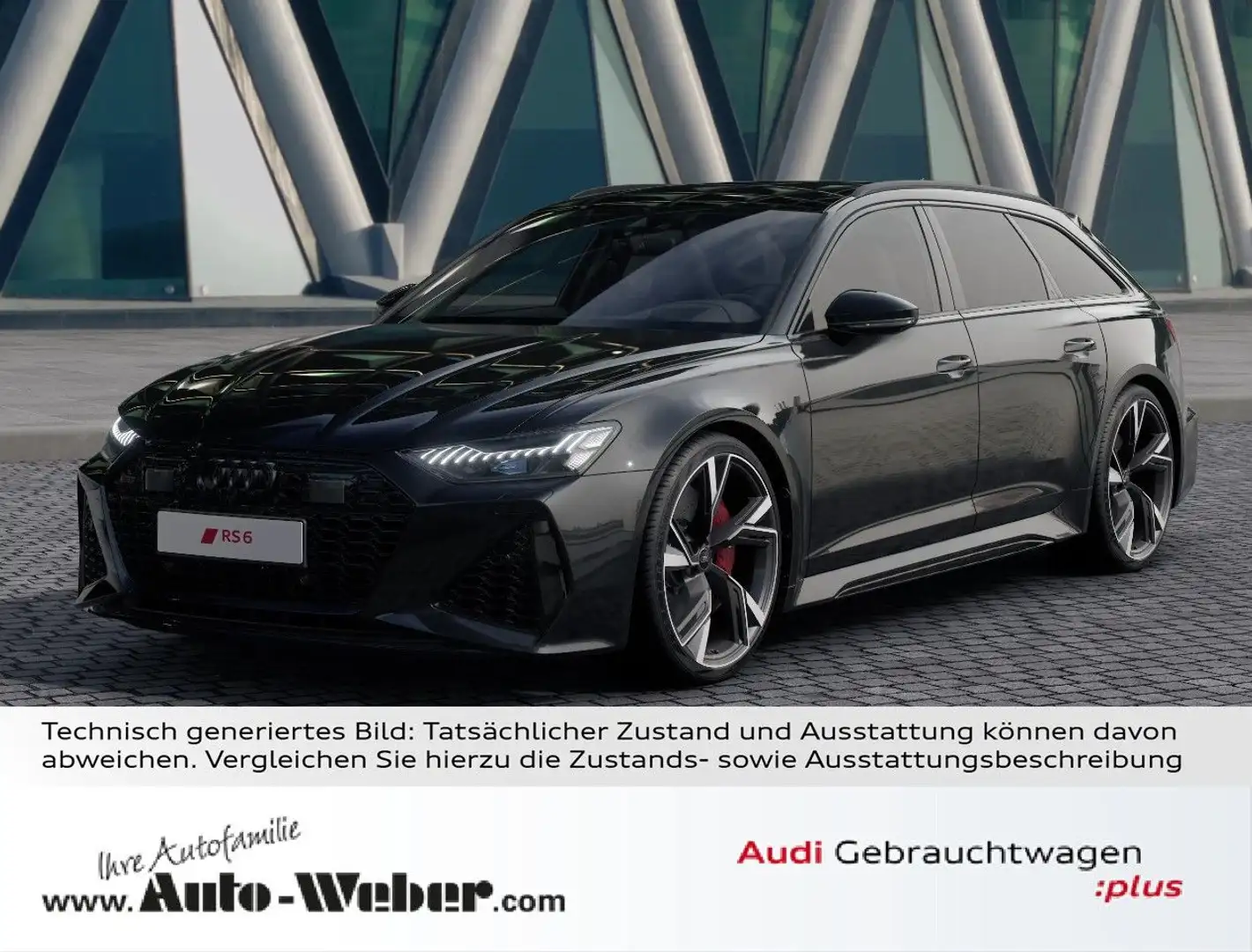 Audi RS6 Avant BLACK PANO HUD LASER NACHTS 280km/h Schwarz - 1