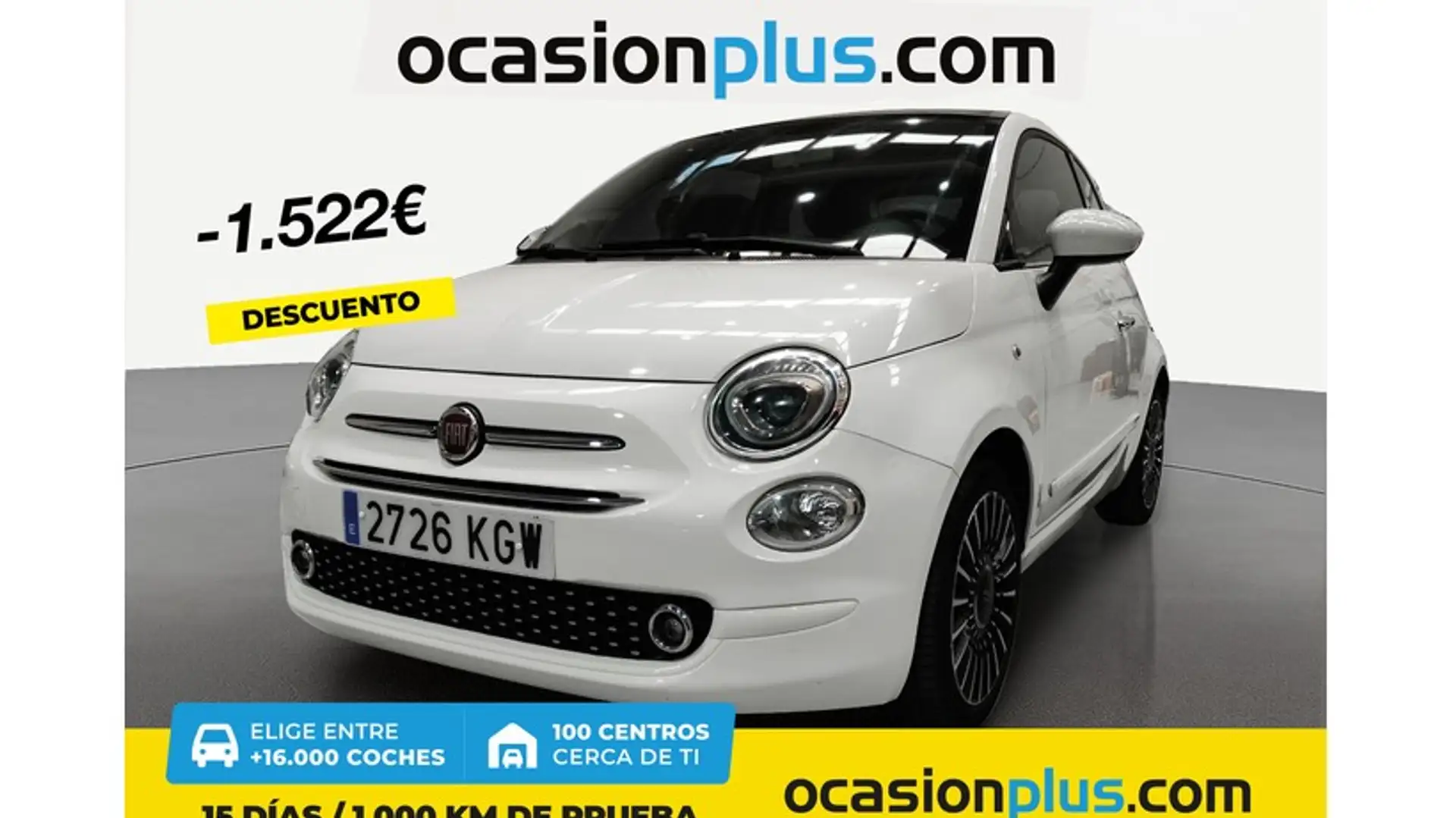 Fiat 500 1.2 GLP Lounge Blanco - 1