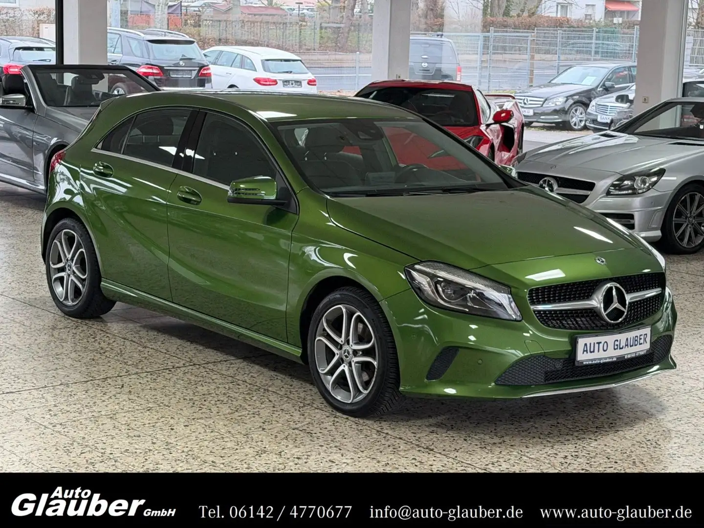 Mercedes-Benz A 200 d LED/Navi/Kamera/Leder/Spur/PDC/SHZ/2.Hand Grün - 1