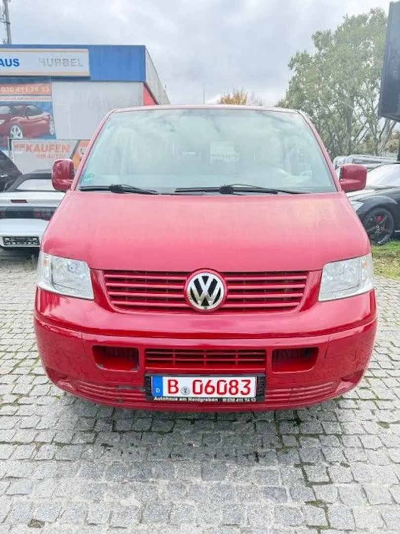 Volkswagen T5 Transporter Kombi Kombi City Rot - 2