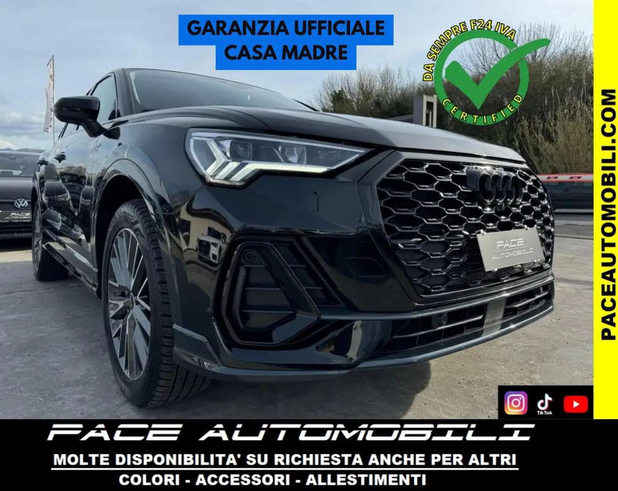 Audi Q3 35TFSI SPORTBACK SPB SLINE S-LINE BLACK PACK PELLE