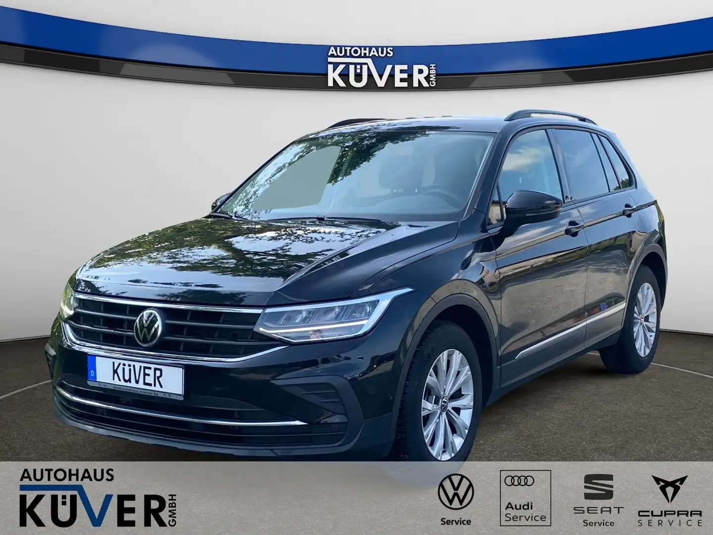 Volkswagen Tiguan Life 1,5 TSI DSG Navi+ACC+AHK+LED+Shzg. Schwarz - 1