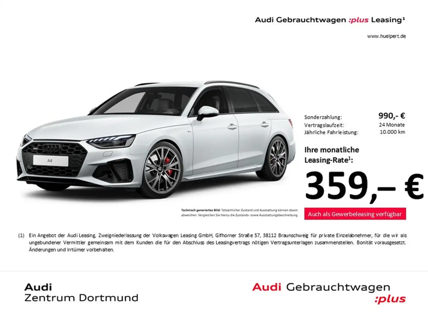 Audi A4 Avant 45 quattro S LINE BLACKPAK B&O AHK LM19 Weiß - 1