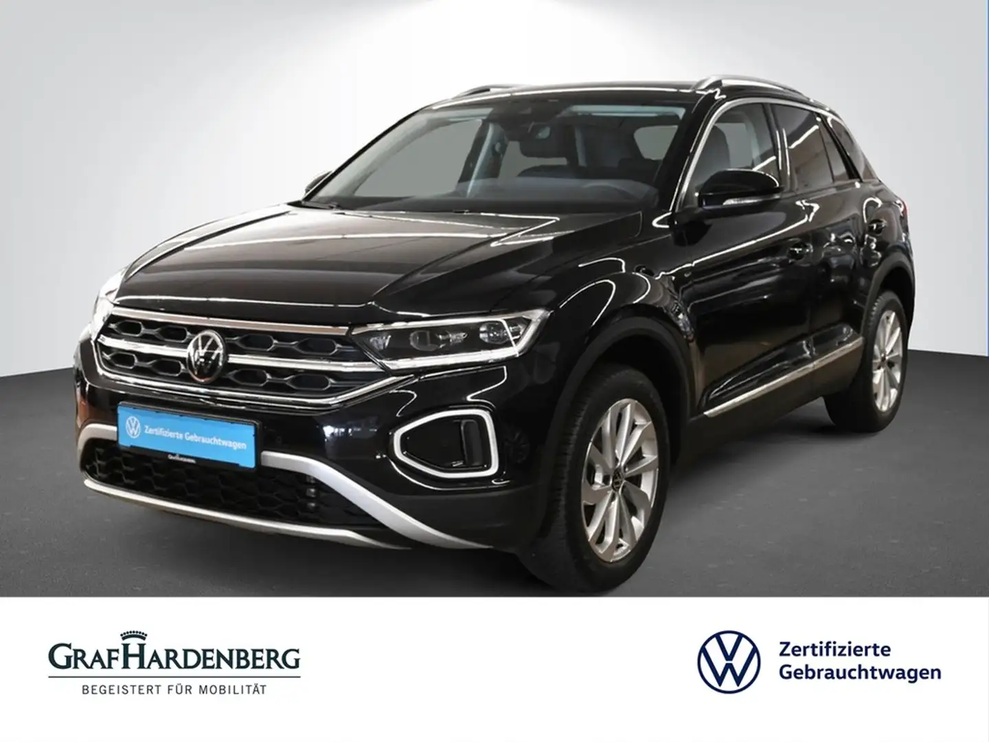 Volkswagen T-Roc 1.5 TSI Automatik Style AHK LED SzHzg Noir - 1
