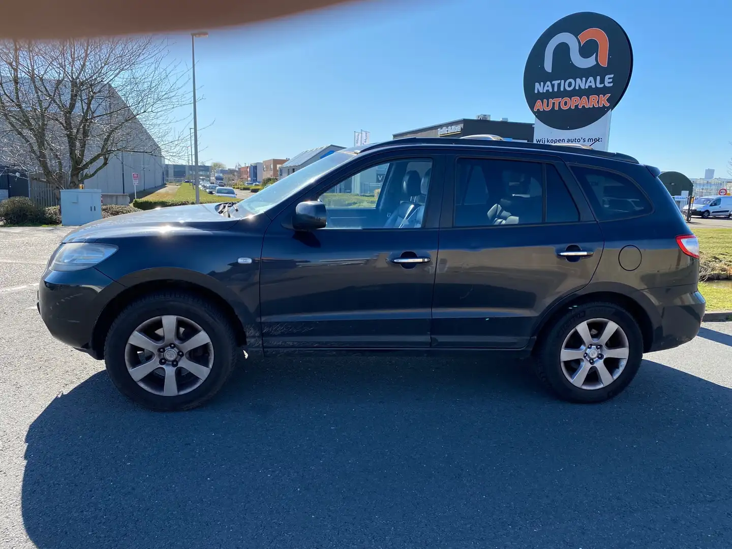 Hyundai SANTA FE 2008 * 2.7i V6 Freestyle * LPG* EXPORT ! Zwart - 2