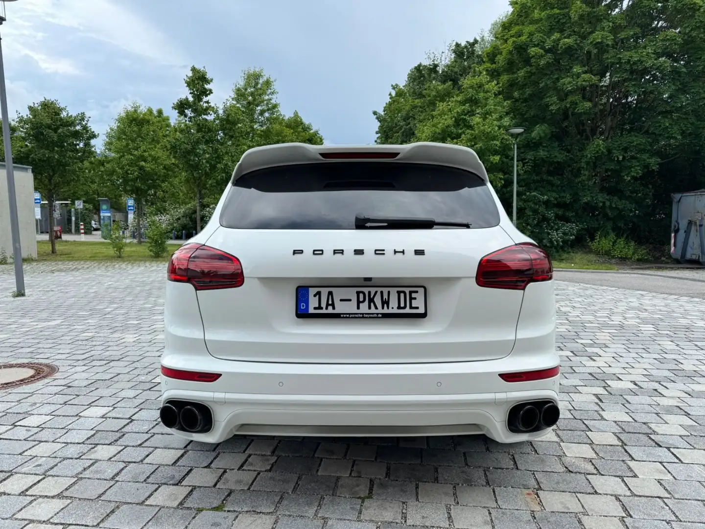 Porsche Cayenne S Diesel 21 Zoll. AHK. Blanc - 2