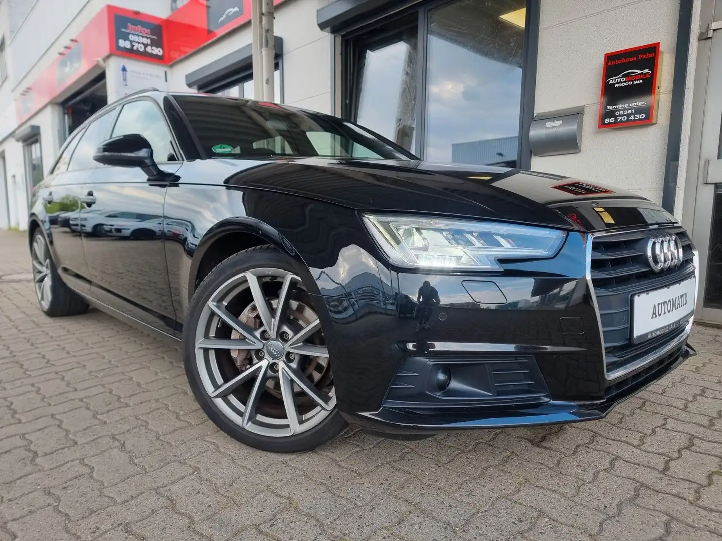 Audi A4 Avant 3.0 V6 TDI/ LED/AHK/2-Hand/8x Bereift/ Schwarz - 1