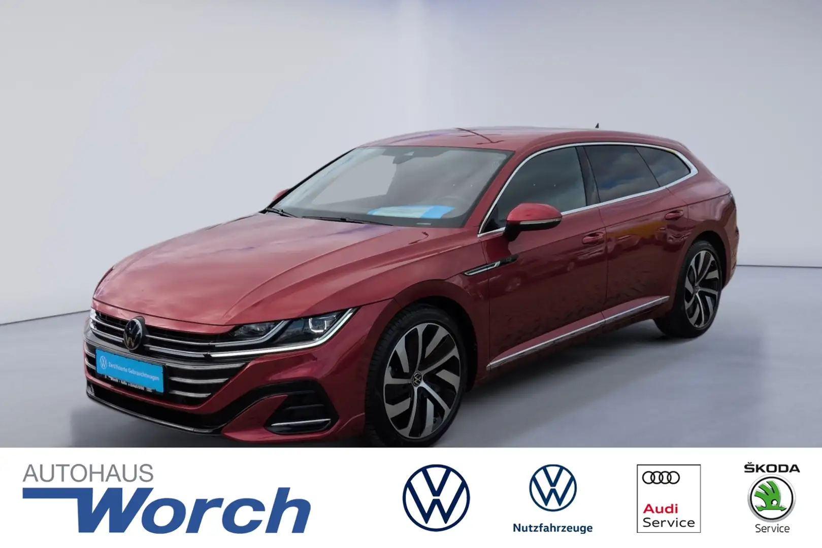 Volkswagen Arteon Shooting Brake 2.0TDI DSG R-Line+AHK+NAV Rot - 1