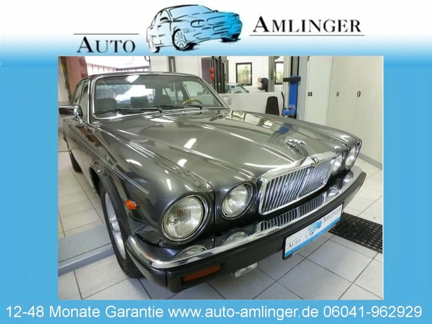 Jaguar XJ Serie III 5.3V12Sovereign gepf.Garagen Wagen Grau - 1