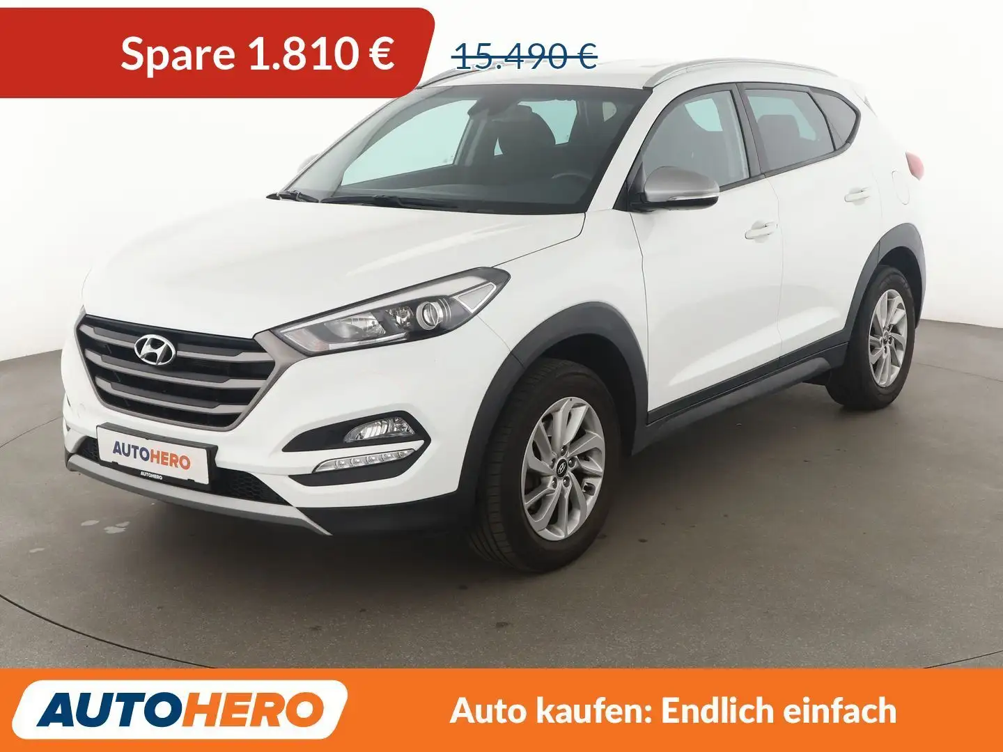 Hyundai TUCSON 1.6 Advantage blue 2WD *NAVI*TEMPO*CAM*PDC*SHZ* Blanc - 1