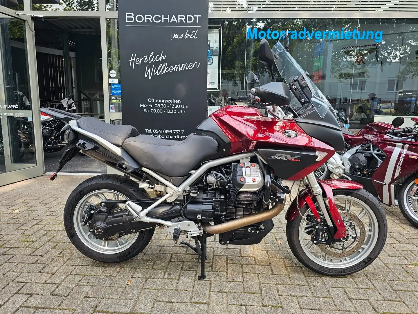 Moto Guzzi Stelvio 1200 ABS, Motorbügel, 105 PS Rouge - 2