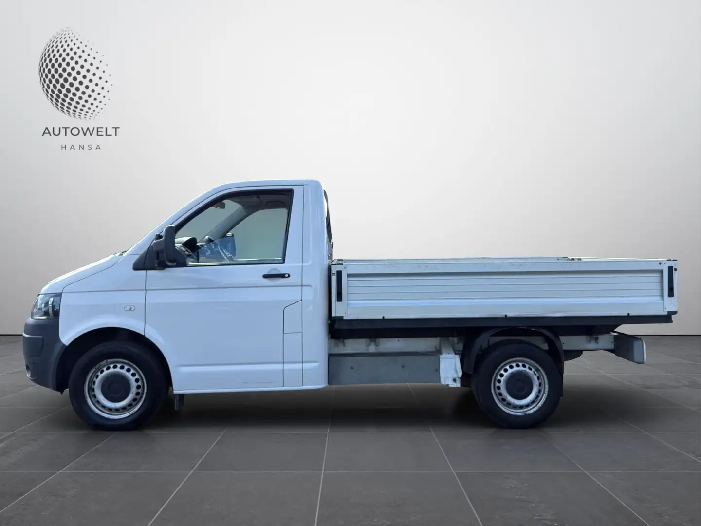 Volkswagen T5 Pritsche 2.0TDI/ 1.HD/KLIMA/3-Sitze/Einzelka Weiß - 1