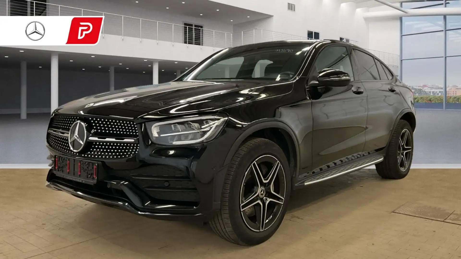 Mercedes-Benz GLC 300 e AMG 2x  Coupe 19*Kamera*LED*Alcantara Fekete - 2