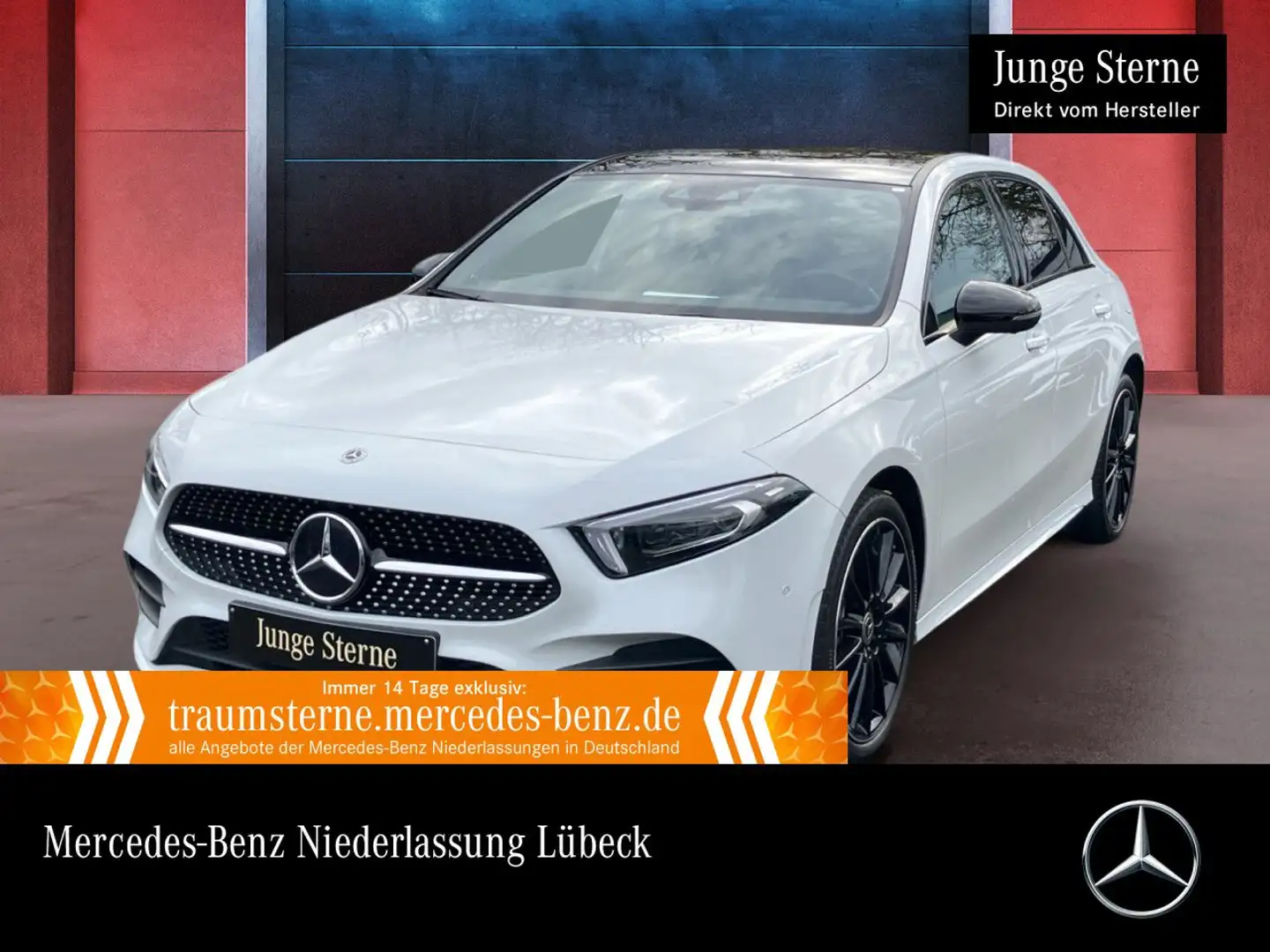 Mercedes-Benz A 250 e AMG+NIGHT+PANO+360°+MULTIBEAM+BURMESTER Weiß - 1