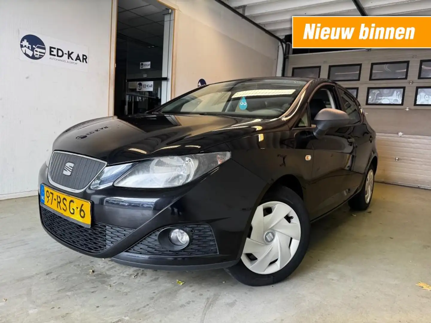 SEAT Ibiza SC 1.2 TDI Reference Ecomotive AIRCO 5HB GOEDE AUT Noir - 1
